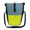 Pair of Vaude Aqua Back Color Rear Bike Panniers 48L Recycled Material - Nordic Blue/Bright Green