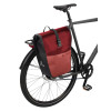 Pair of Vaude Aqua Back Color Rear Bike Panniers 48L Recycled Material - Red