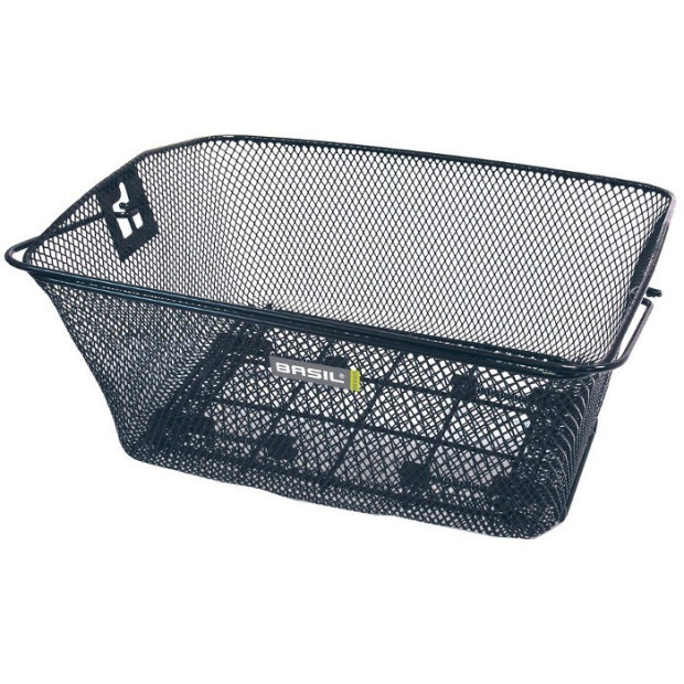 Basil Como Rear Basket - Black