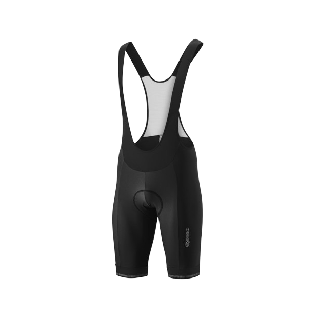 Gonso Sitivo Bib Shorts Moderate Position - Black/Green Insert