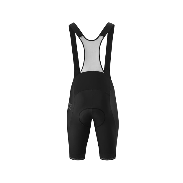 Gonso Sitivo Bib Shorts Moderate Position - Black/Green Insert