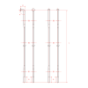 DT Swiss Alpine [Ø 2 x 2.34 x 2] mm Spoke Silver - 264 mm [x 1]