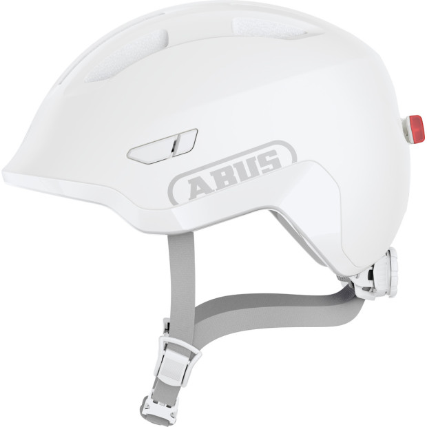 Abus Smiley 3.0 Child LED Helmet Pure White