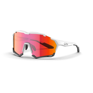 MagicShine Versatiler Photochromic Goggles - White/Black - Red Mirror Lens