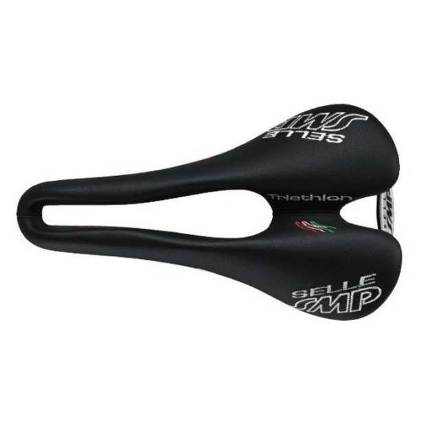 SMP Triathlon T5 Saddle 141x251mm Stainless Steel Rails - Black