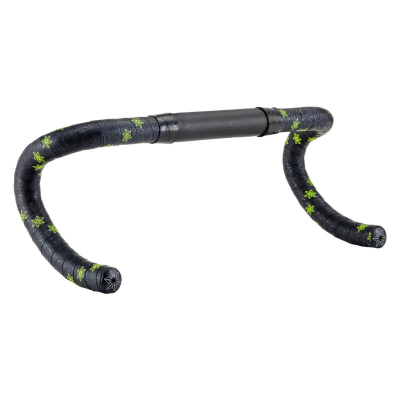 Supacaz Super Sticky Kush Galaxy Bar Tape Black/Neon Yellow
