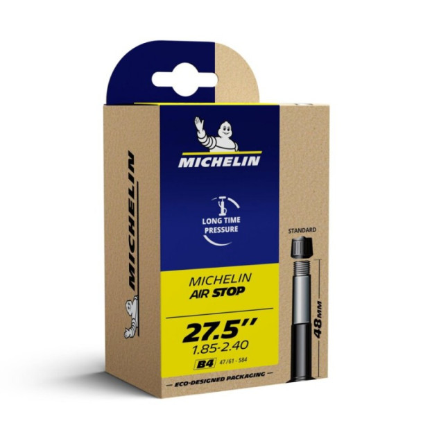 Michelin AirStop MTB Inner Tube 27.5x1.85/2.4" Schrader 48mm