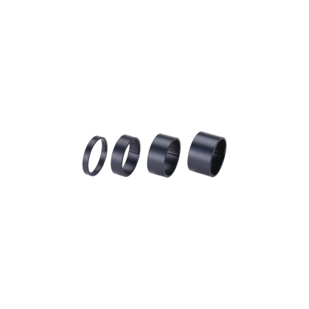 Spacers Kit  BBB BHP36 1' 1/8 ( 5 / 10 / 15 / 20) - Shiny Black