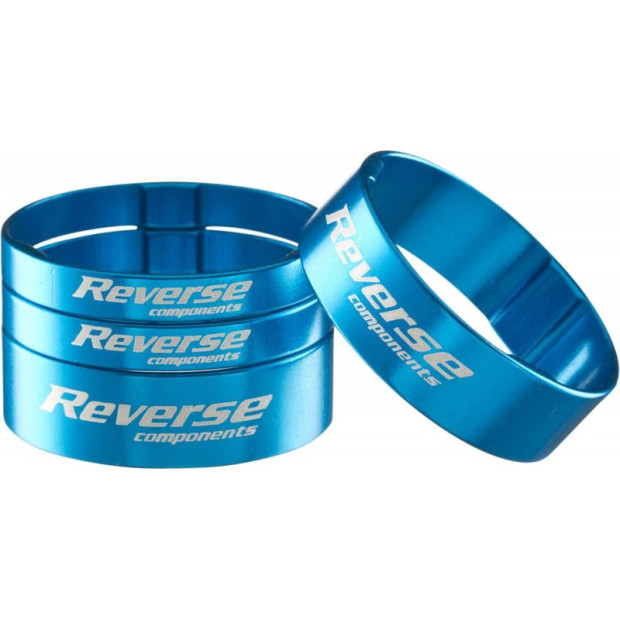 Reverse Ultra-Light Headset Spacer Kit 1 1/8" light blue