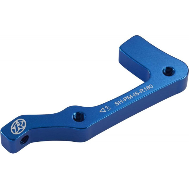 Reverse IS-PM 180 Shimano RE Brake Caliper Adapter blue