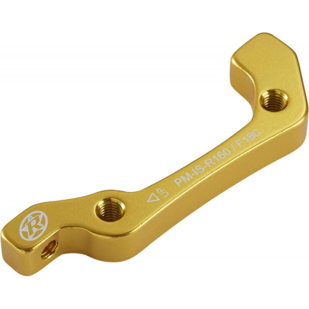 Reverse IS-PM 180 VR+160 HR Brake Caliper Adapter gold