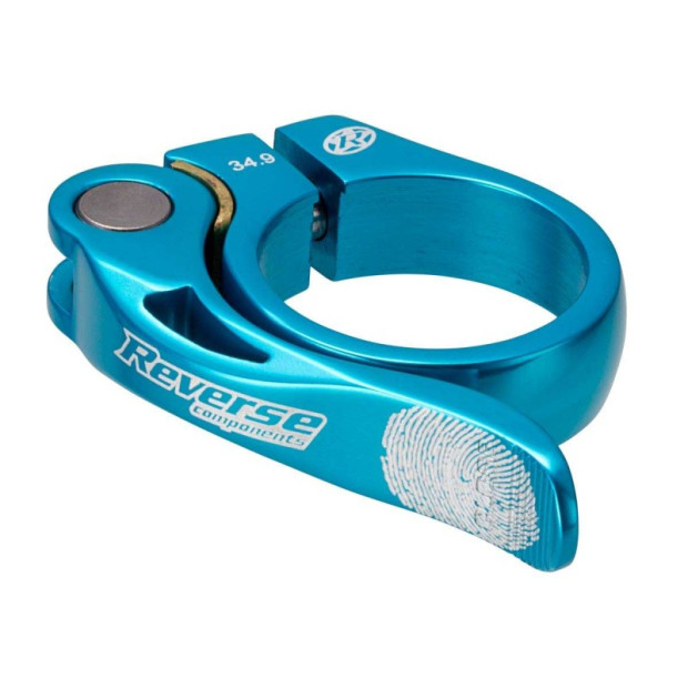 Reverse Long Life Seatpost Clamp 34.9mm light blue