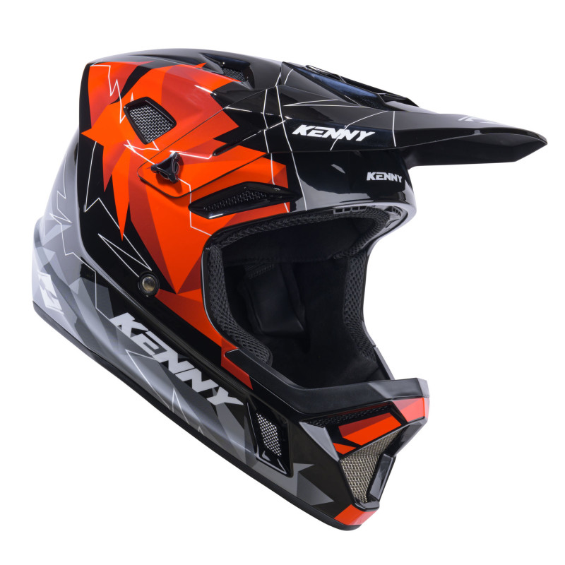 Kenny Decade Graphic Full-Face Helmet - Smash Red