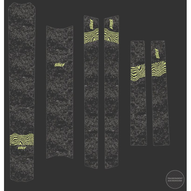 Slicy Sublimistick Colors Frame Protectors - Matt