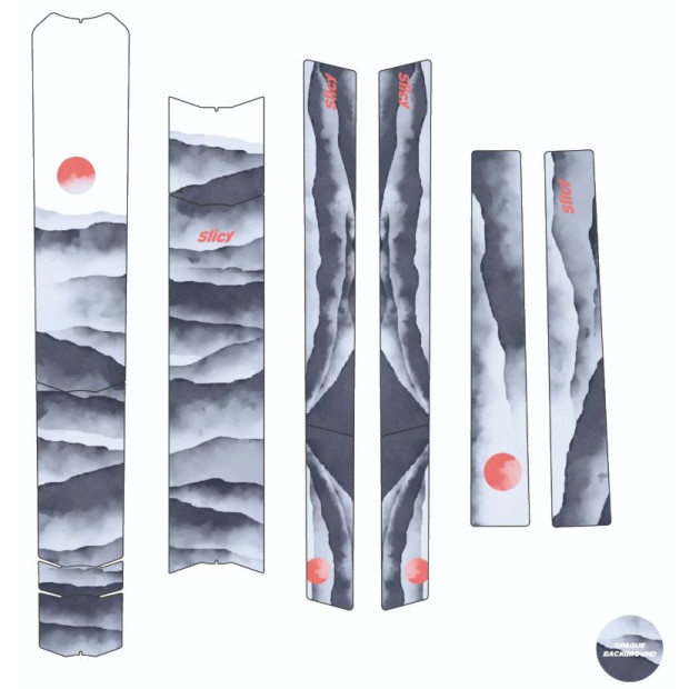 Slicy Sublimistick Colors Frame Protectors - Matt