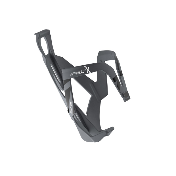 Elite Custom Race X MTB / Gravel Bottle-Cage - Velvet Grey / Black