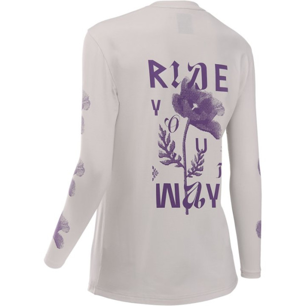 NorthWave XTRAIL Women's Long Sleeve MTB Jersey - Grey / Purple