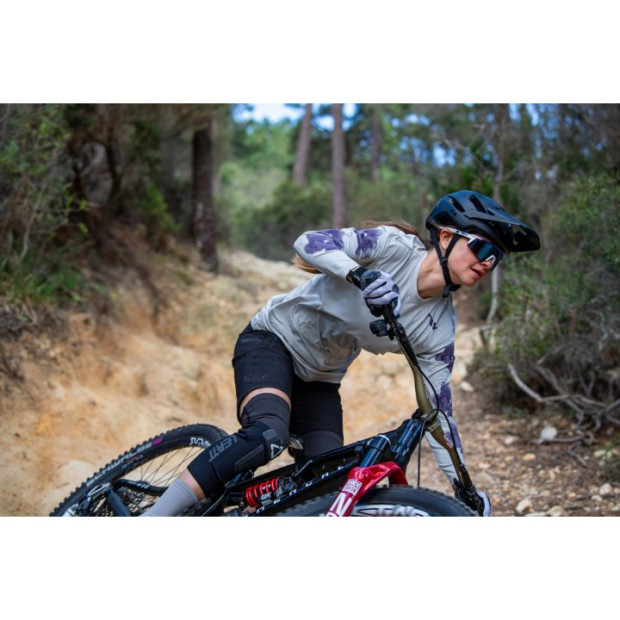 NorthWave XTRAIL Women's Long Sleeve MTB Jersey - Grey / Purple
