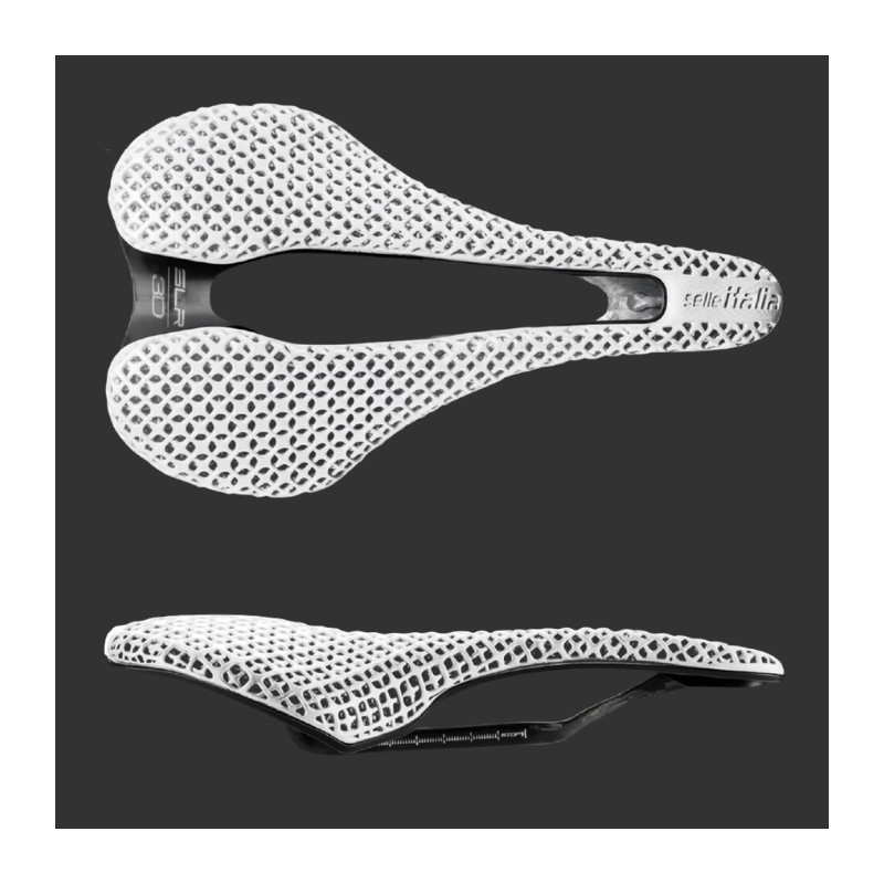 Selle Italia SLR Boost 3D Superflow Road Saddle - WHITE