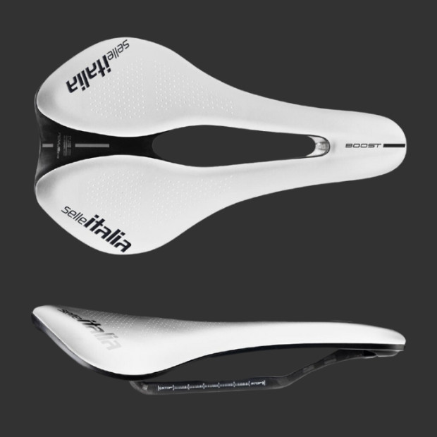 Selle Italia Novus Boost Evo Superflow Saddle - WHITE EDITION