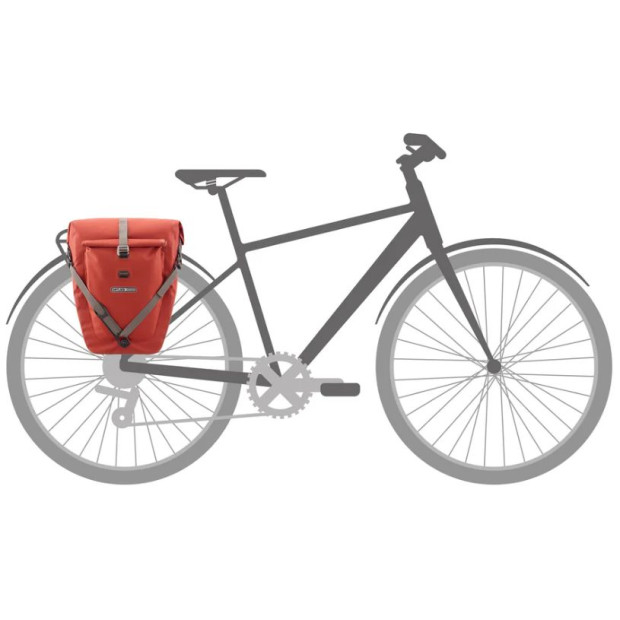Ortlieb Back-Roller Plus QL2.2 Rear Pannier 23L Dark Chili