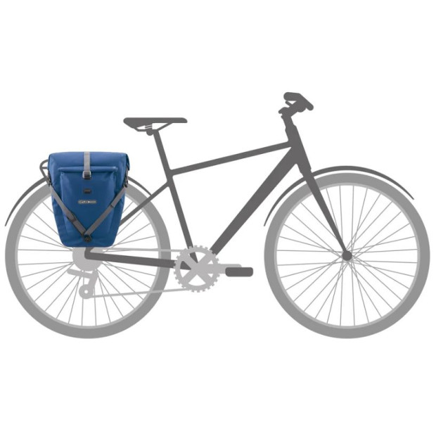 Ortlieb Back-Roller Plus QL2.2 Rear Pannier 23L Denim