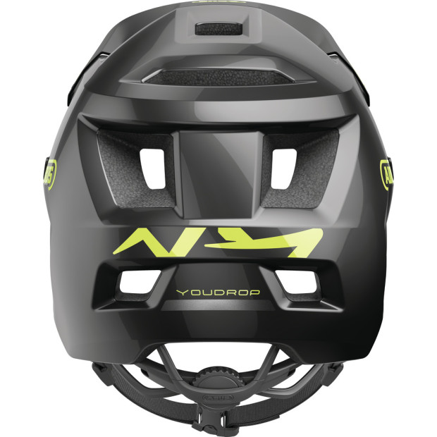 Abus YouDrop Child MTB Helmet - Shiny Black