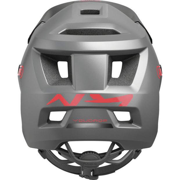 Abus YouDrop Child MTB Helmet - Ti Silver
