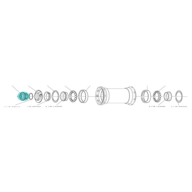 Campagnolo Bora Ultra 50 Front/Rear Hub Fixing Bolt - HB-BO127