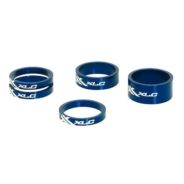 Spacers Kit XLC AS-A02 1' 1/8 (5 / 5 / 5 / 10 / 15 ) Blue