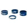 Spacers Kit XLC AS-A02 1' 1/8 (5 / 5 / 5 / 10 / 15 ) Blue