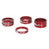 Spacers Kit  XLC AS-A02 1' 1/8 ( 5 / 5 / 5 / 10 / 15 ) Red