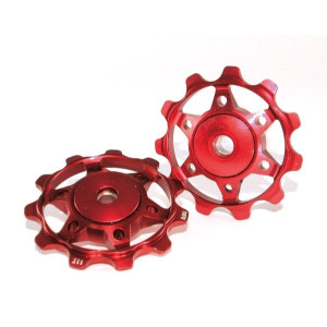 XLC PU-A02 Derailleur Pulleys - Red