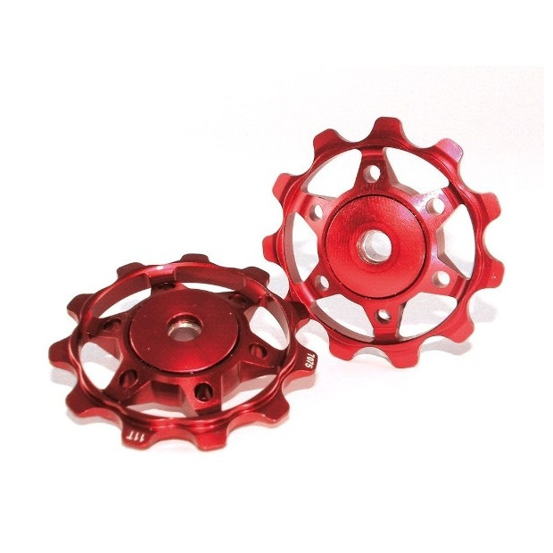 XLC PU-A02 Derailleur Pulleys - Red