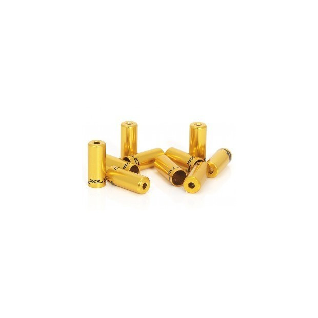 XLC BR-X10  [x50] Stop Cable Brake Cable ferrules Ø 5,0 mm Gold