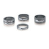 Spacers Kit  XLC AS-A02 1' 1/8 ( 5 / 5 / 5 / 10 / 15 ) Titane