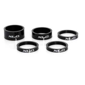 Spacers Kit  XLC AS-A02 1' 1/8 ( 5 / 5 / 5 / 10 / 15 ) Carbone