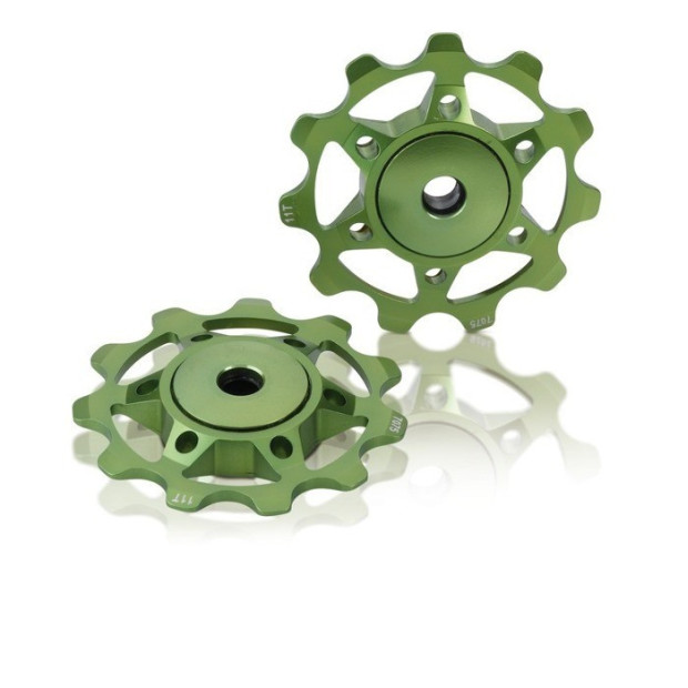 XLC PU-A02 Derailleur Pulleys - Green