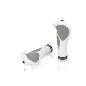 XLC GR-S22 Ergonomic Grip 135mm - White/Grey