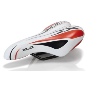 XLC SA-C01 Saddle - White/Red