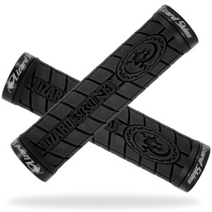 Bar Grip Lizard Skin Lock-on Logo (black)