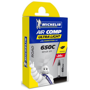 Michelin AIRCOMP Ultralight B1 Tube - 650cx18/23 (18/23-571) - Presta 60mm