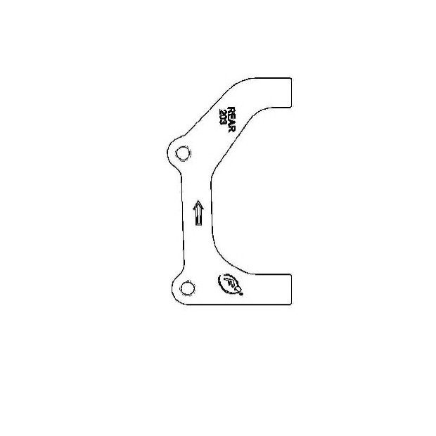 Disc Brake Mount Adapter Formula R1 203