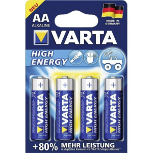 Varta Alkaline High Energy AA Cell - [X4]