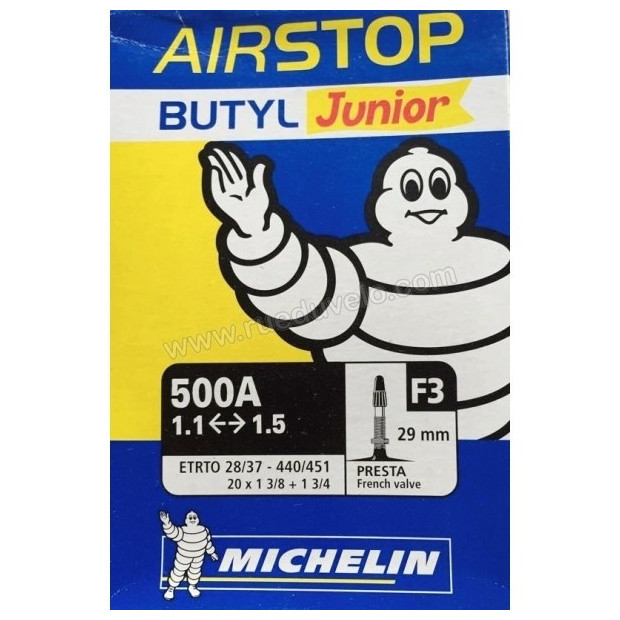 Michelin AIRSTOP F3 500-28/37 - 440/451 Presta Tube
