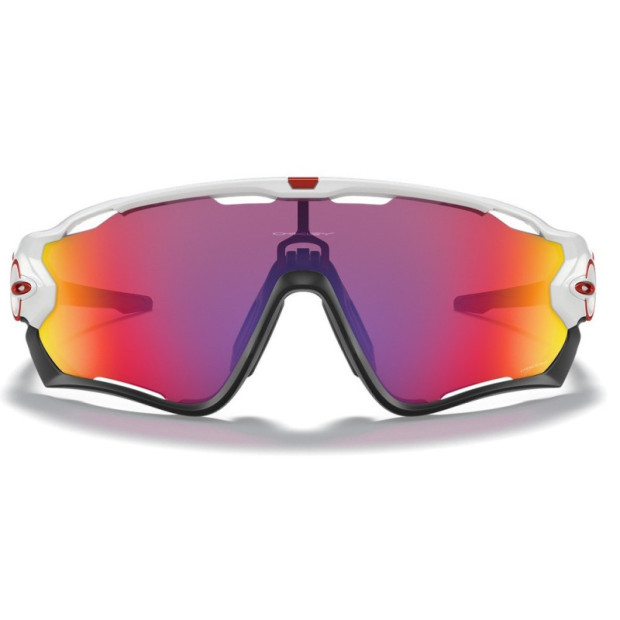 Oakley Jawbreaker Polished White Sunglasses - PRIZM Road