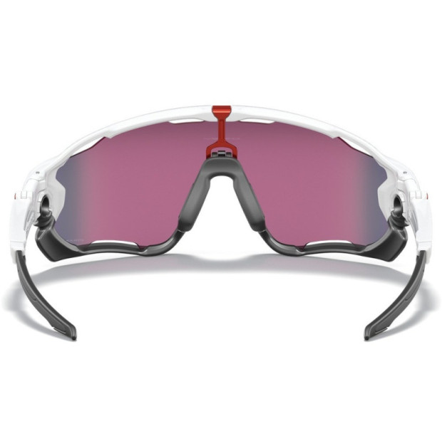 Oakley Jawbreaker Polished White Sunglasses - PRIZM Road