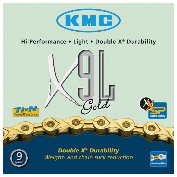 KMC X9 L Gold Chain