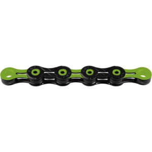 KMC X-11 DLC 11 Speed Chain - Black/Green