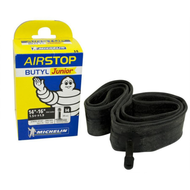 Michelin  AIRSTOP I4 14x1.75 - 16x1.75 Junior Schrader Tube